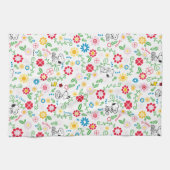 Linge De Cuisine Snoopy So Sweet Flower Pattern (Horizontal)
