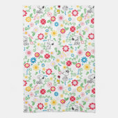 Linge De Cuisine Snoopy So Sweet Flower Pattern (Vertical)