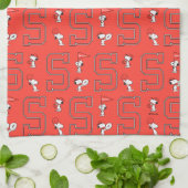 Linge De Cuisine Snoopy Varsity Motif sportif (Plié)