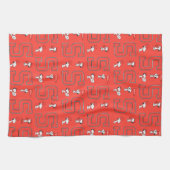 Linge De Cuisine Snoopy Varsity Motif sportif (Horizontal)