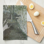 Linge De Cuisine Snow at Argenteuil par Claude Monet (Quart Plié)