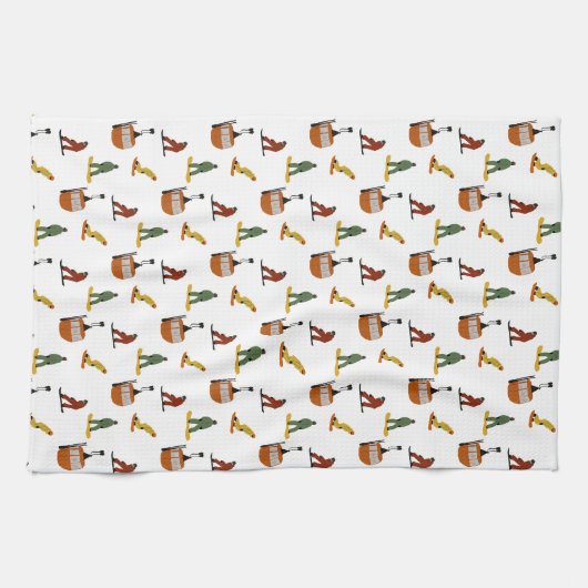 Linge De Cuisine Snowboard moderne (Horizontal)