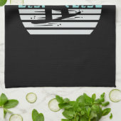 Linge De Cuisine Snowboard Retro Vintage (Plié)