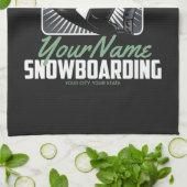 Linge De Cuisine Snowboarding (Plié)