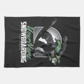 Linge De Cuisine Snowboarding (Horizontal)