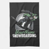 Linge De Cuisine Snowboarding (Vertical)