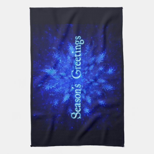 Linge De Cuisine Snowburst (Vertical)