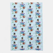 Linge De Cuisine Snowflakes Poinsettia (Vertical)