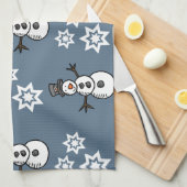 Linge De Cuisine Snowman (Quart Plié)