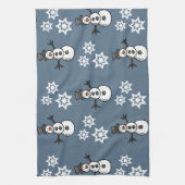 Linge De Cuisine Snowman (Vertical)