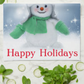 Linge De Cuisine Snowman (Plié)