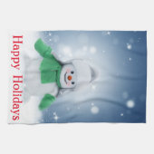 Linge De Cuisine Snowman (Horizontal)