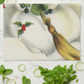 Linge De Cuisine Snowman 001 (Plié)