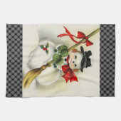 Linge De Cuisine Snowman 001 (Horizontal)
