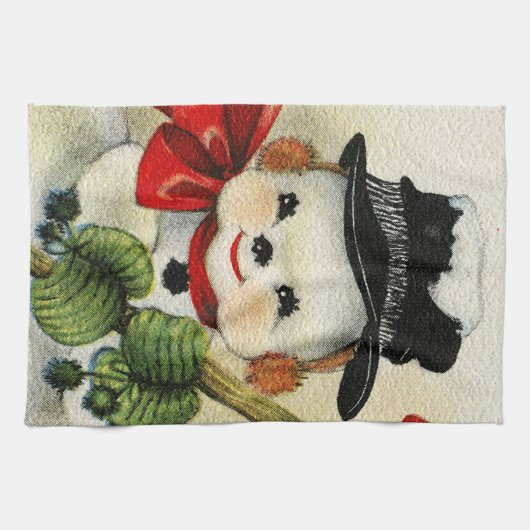 Linge De Cuisine Snowman 004 (Horizontal)