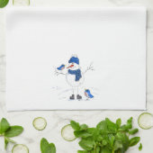 Linge De Cuisine Snowman à longue jambe (Plié)