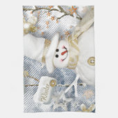 Linge De Cuisine Snowman hiver froid (Vertical)