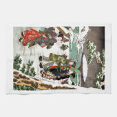 Linge De Cuisine Snowscape japonais (Horizontal)
