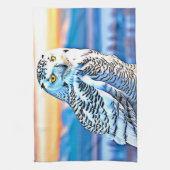 Linge De Cuisine Snowy Owl Majesty Design (Vertical)