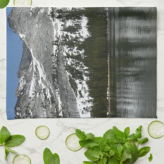 Linge De Cuisine Snowy Tenaya Lake Yosemite National Park Photo (Plié)