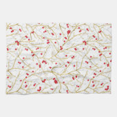 Linge De Cuisine Snowy Winterberries Christmas Coordination (Horizontal)
