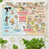 Linge De Cuisine SoCal personnalisable (Plié)