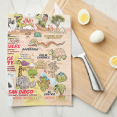 Linge De Cuisine SoCal personnalisable (Quart Plié)