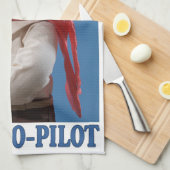 Linge De Cuisine Sock Monkey est mon co-pilote (Quart Plié)