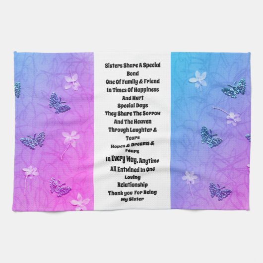 Linge De Cuisine Soeur embellie (Horizontal)