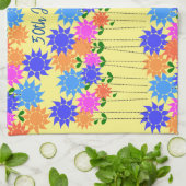 Linge De Cuisine Soeurs 50e Jubilé Floral Towel (Plié)