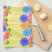 Linge De Cuisine Soeurs 50e Jubilé Floral Towel (Quart Plié)