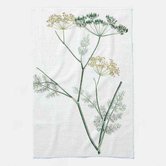 Linge De Cuisine Soft Green Botanical IV (Vertical)