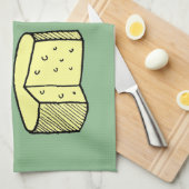 Linge De Cuisine Soirée de dégustation de fromage humoristique Cart (Quart Plié)