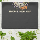 Linge De Cuisine Soirée de lecture hantée d'Halloween (Plié)