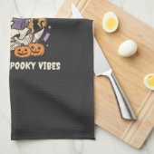 Linge De Cuisine Soirée de lecture hantée d'Halloween (Quart Plié)