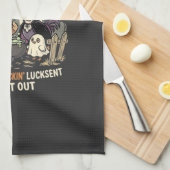 Linge De Cuisine Soirée de Poule Hantée d'Halloween (Quart Plié)