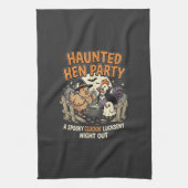 Linge De Cuisine Soirée de Poule Hantée d'Halloween (Vertical)
