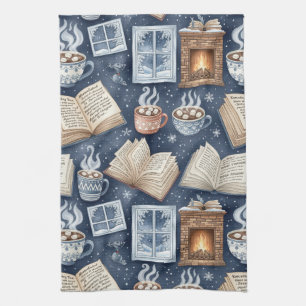 Linge De Cuisine Soirées d'hiver cosy – Chocolat chaud, Livres, Lue