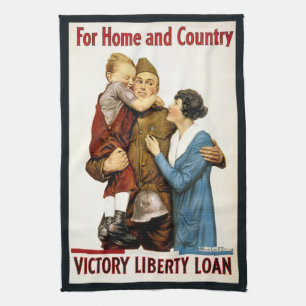 Linge De Cuisine Soldat patriotique vintage pour le Victory Liberty