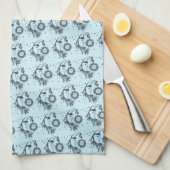 Linge De Cuisine Soleil et Lune (Quart Plié)