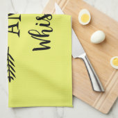 LINGE DE CUISINE SOLEIL ET WHISKEY (Quart Plié)