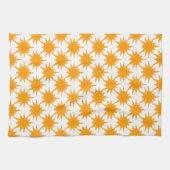 Linge De Cuisine Soleil orange jaune soleil (Horizontal)