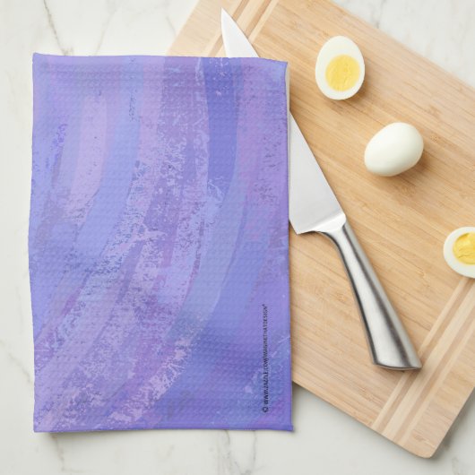 Linge De Cuisine Soleil pourpre (Quart Plié)