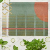 Linge De Cuisine Soleil Rouge III (Plié)