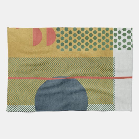 Linge De Cuisine Soleil Rouge IV (Horizontal)