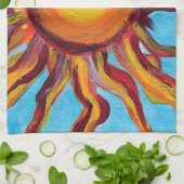 Linge De Cuisine Soleil sauvage (Plié)