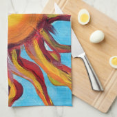 Linge De Cuisine Soleil sauvage (Quart Plié)