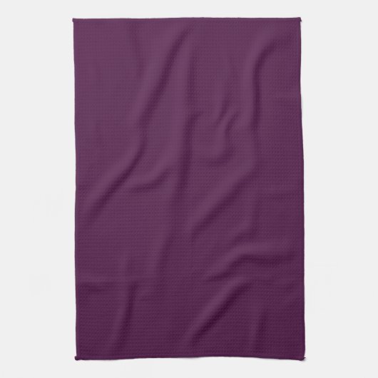 Linge De Cuisine Solid dark plum (Vertical)
