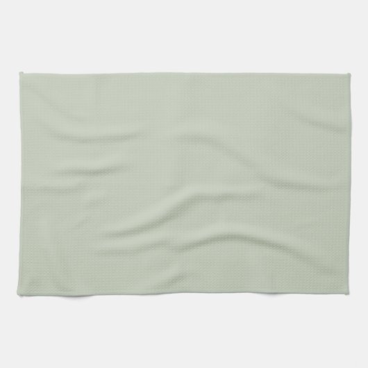 Linge De Cuisine Solid Sage Green Minimal Kitchen Decor (Horizontal)
