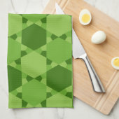 Linge De Cuisine Solomon Seal Star de David Illusion Optique (Quart Plié)